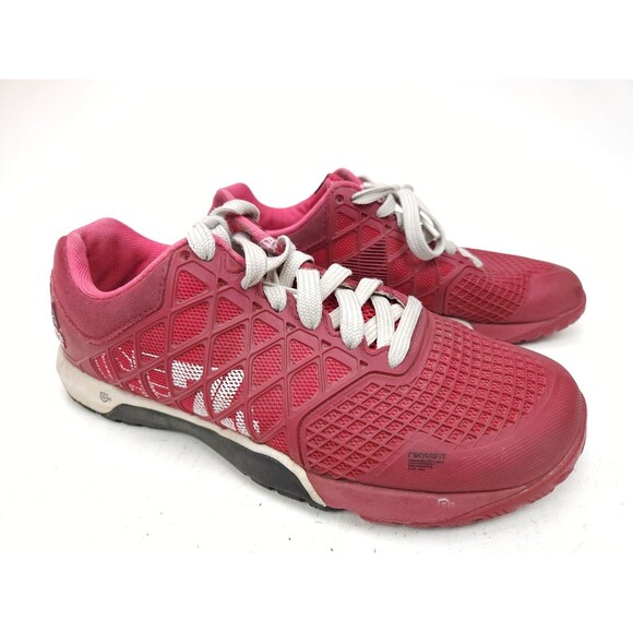 Reebok Crossfit CF74 Trainers Red Women’s Size 6 Shoes - Picture 3 of 11